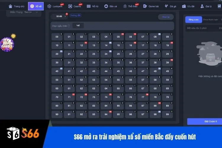 S66 mở ra trải nghiệm xổ số miền Bắc đầy cuốn hút
