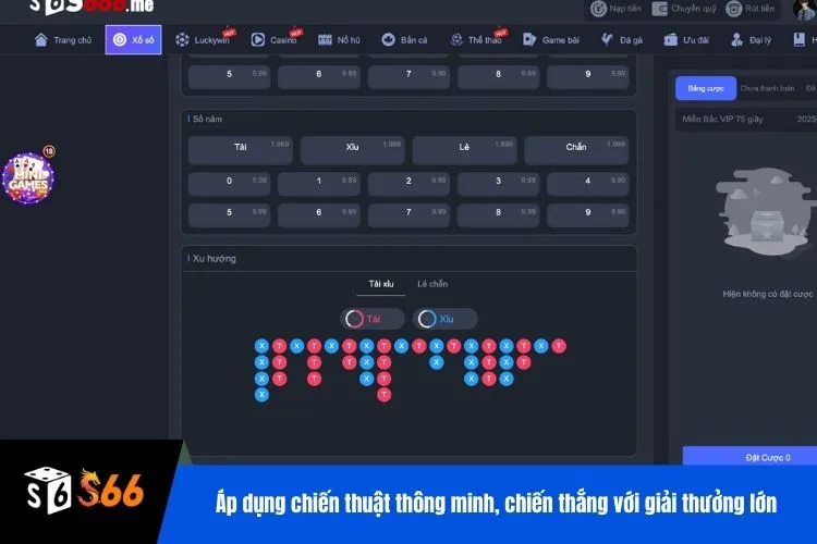 Áp dụng chiến thuật thông minh, chiến thắng với giải thưởng lớn