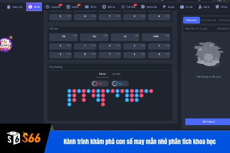 Hành trình khám phá con số may mắn nhờ phân tích khoa học