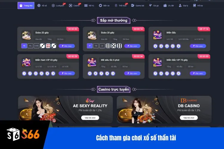 Cách tham gia chơi xổ số thần tài