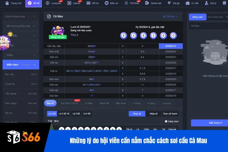 Những lý do hội viên cần nắm chắc cách soi cầu Cà Mau